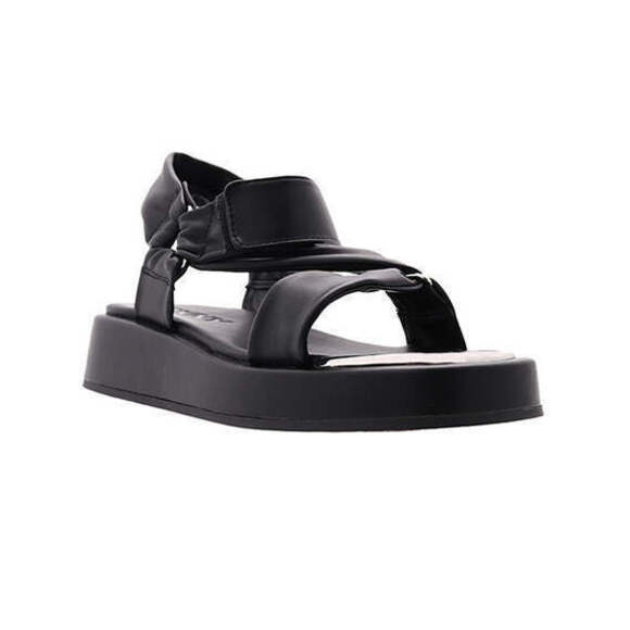 DKNY Women\'s Lollie Sandal, Black 8.5 M US